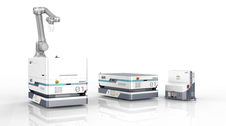 非凡游戏數位開發的自主式移動機器人（AMR250M），搭配全向輪並結合AI演算法、2D LiDAR、3D攝影機等技術，協助客戶實現產線全自動化